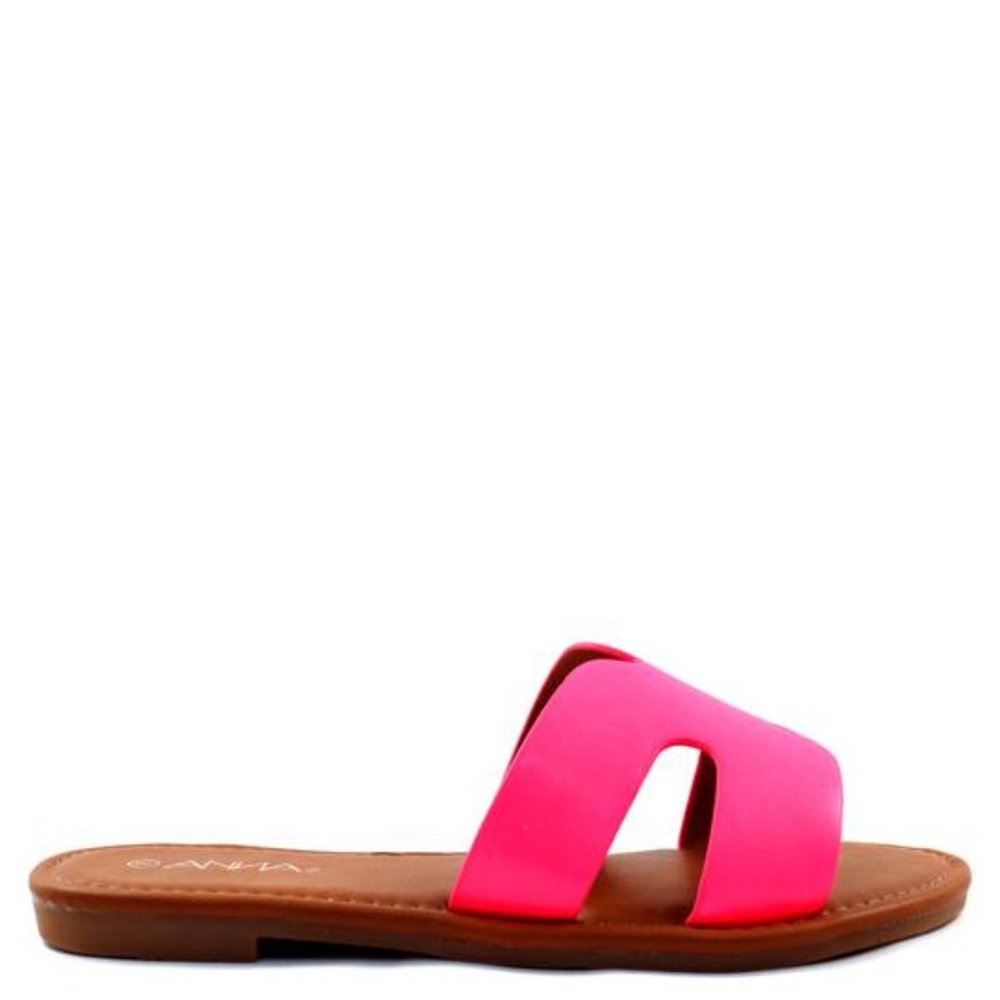Pink H-Shape Sandals - Picture 3 of 6